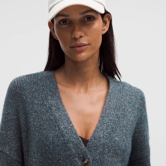 Wool-Blend Button-Up Cardigan - Picture 5 of 5